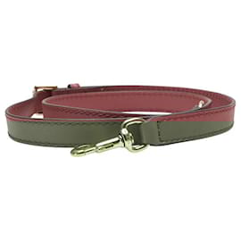 Gucci-Gucci Official Name Leather Shoulder Strap-Golden,Purple