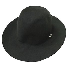 Autre Marque maniera FOLDABLE FELT SOFT HAT Wool Hat Black