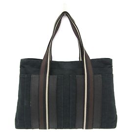 Hermès Hermes Troca Horizontal MM Handbag Black Dark brown