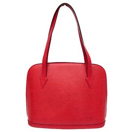 Borsa a spalla Louis Vuitton Epi Lussac M52287 per donne Rosso