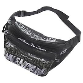 Balenciaga-Cinto Explorer Balenciaga em Preto-Preto