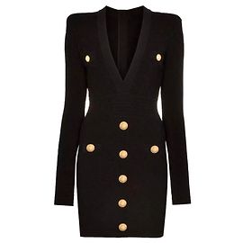 Balmain Dresses Black