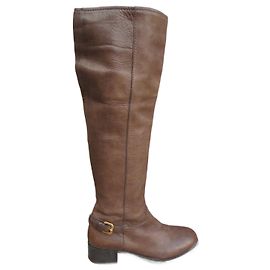 Bottes Prada en cuir marron Marron