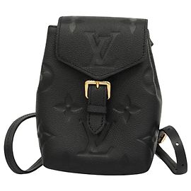 Mini Sac à Dos Monogram Empreinte Géant Louis Vuitton Noir