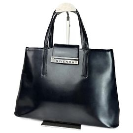 Bolsa de couro vintage Givenchy preta Preto