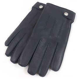 Luvas de couro de cervo Hermès Azul