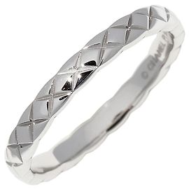 Chanel Coco Crush Pt950 Ring Size 16 Silvery Metallic