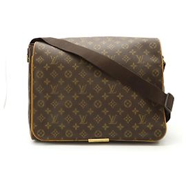 Bolsa de Ombro Monogram Abbesses M45257 da Louis Vuitton Marrom
