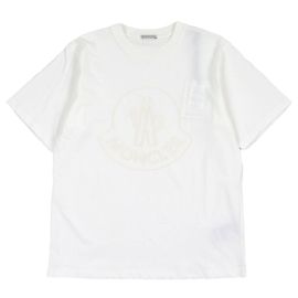 Camiseta Moncler em algodão Branco