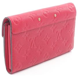 Louis Vuitton-Carteira Metis Empreinte Longa da Louis Vuitton-Vermelho,Outro