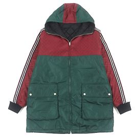 Gucci Mountain Nylon Hoodie Grün