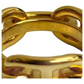 Hermès-Anneau de foulard Chaine d'Ancre Lucade d'Hermès-Doré