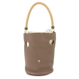 Sac à main Mangeoire GM Hermès Taupe