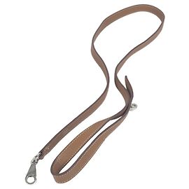 Laisse Kelly Dog d'Hermès Marron