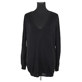 Alexander Mcqueen Schwarzer Wollpullover Schwarz