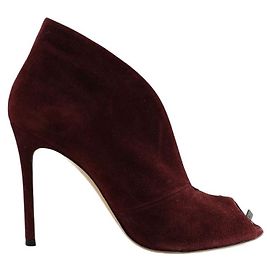 Gianvito Rossi Bordeaux Wildlederabsätze Bordeaux