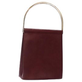 Bolsa Trinity de couro da Cartier Bordeaux