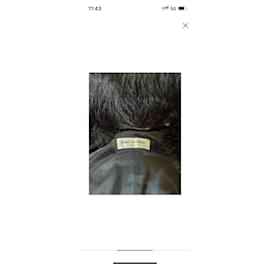 Saint Laurent-Coats, Outerwear-Black