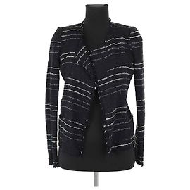 Isabel Marant Etoile Chaleco de algodón negro Negro