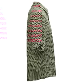 Gucci-Gucci Printed Button Down Shirt in Red Cotton-Other,Python print