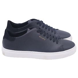 Axel Arigato Clean 90 Low-Top Sneakers in Black Leather Black