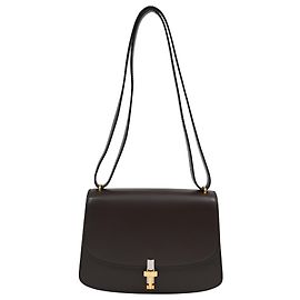 Bolsa de Ombro Sofia da The Row em Couro Marrom Marrom