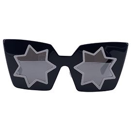 Markus Lupfer by Linda Farrow Black Star Mirrored ML/10/5 Sunglasses Black