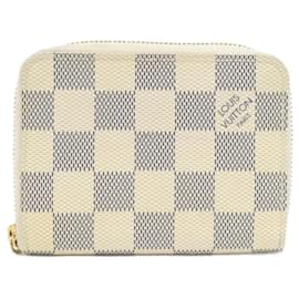 Louis Vuitton-Louis Vuitton Zippy Coin Purse Damier Azur Coin Purse-Other