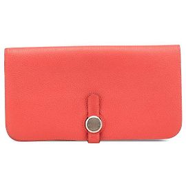 Hermès Dogon Long Togo Long Wallet Pink
