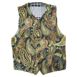 Autre Marque Chaleco reversible FWK de ENGINEERED GARMENTS Chaleco de algodón Azul Azul marino