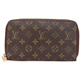 Louis Vuitton-Louis Vuitton Zippy Organizer Monogram Long Wallet-Brown