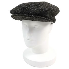 Maison Martin Margiela Sombrero de lana tweed con 4 puntadas de Maison Margiela Castaño Negro Caqui