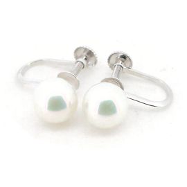 Autre Marque Orecchini di perle K14WG Argento