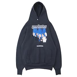 Balenciaga-Balenciaga Speed Hunters Cotton Blend Hoodie-Black