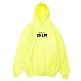 Sweatshirt en coton CREW Balenciaga Autre Jaune