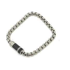 Louis Vuitton Monogram Eclipse Armband Silber