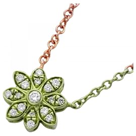 Tiffany & Co-Colar Tiffany Enchant em Ouro Rosa 18K com Diamante-Outro