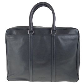 COACH Lexington Pasta de Couro Preta Preto
