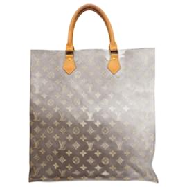 Louis Vuitton-Louis Vuitton Monogram Sac Plat Tote Bag-Brown