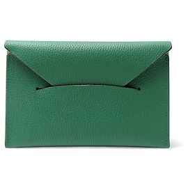 Autre Marque NEUE MOYNAT CE0275-0648 GRÜNER GRAINED LEDER PASSFOLIO Grün