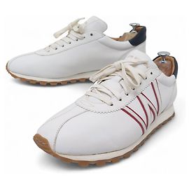 JM WESTON ON MY WAY 201443 LEDERSNEAKERS GRÖSSE 9 43 Weiß