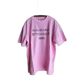 T-shirt Acne Studios rosa in cotone Rosa