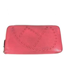 Portefeuille Long Azap Evelyn d'Hermès Rose