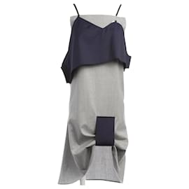 Jacquemus-Jacquemus Pre Fall 2015 dress-Grey,Navy blue