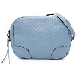 Bolsa transversal Mini Microguccissima Bree azul da Gucci Azul