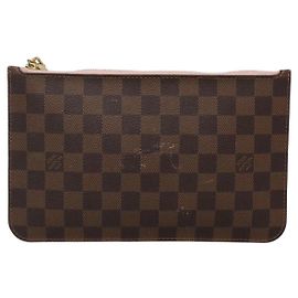 Pochete Damier MM Neverfull da Louis Vuitton Marrom