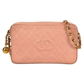 Borsa a spalla a catena matelassé rosa di Chanel Rosa