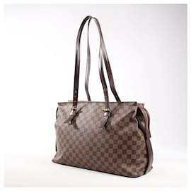 Louis Vuitton-Louis Vuitton Damier Ebene Chelsea Shoulder Bag N51119-Brown