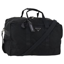 Prada Boston Bag Tessuto Large Black