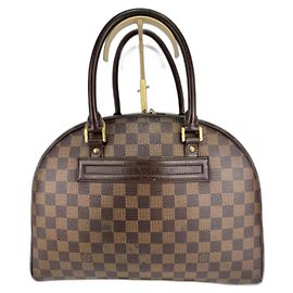 Louis Vuitton Nolita leather handbag leather brown 284 Brown